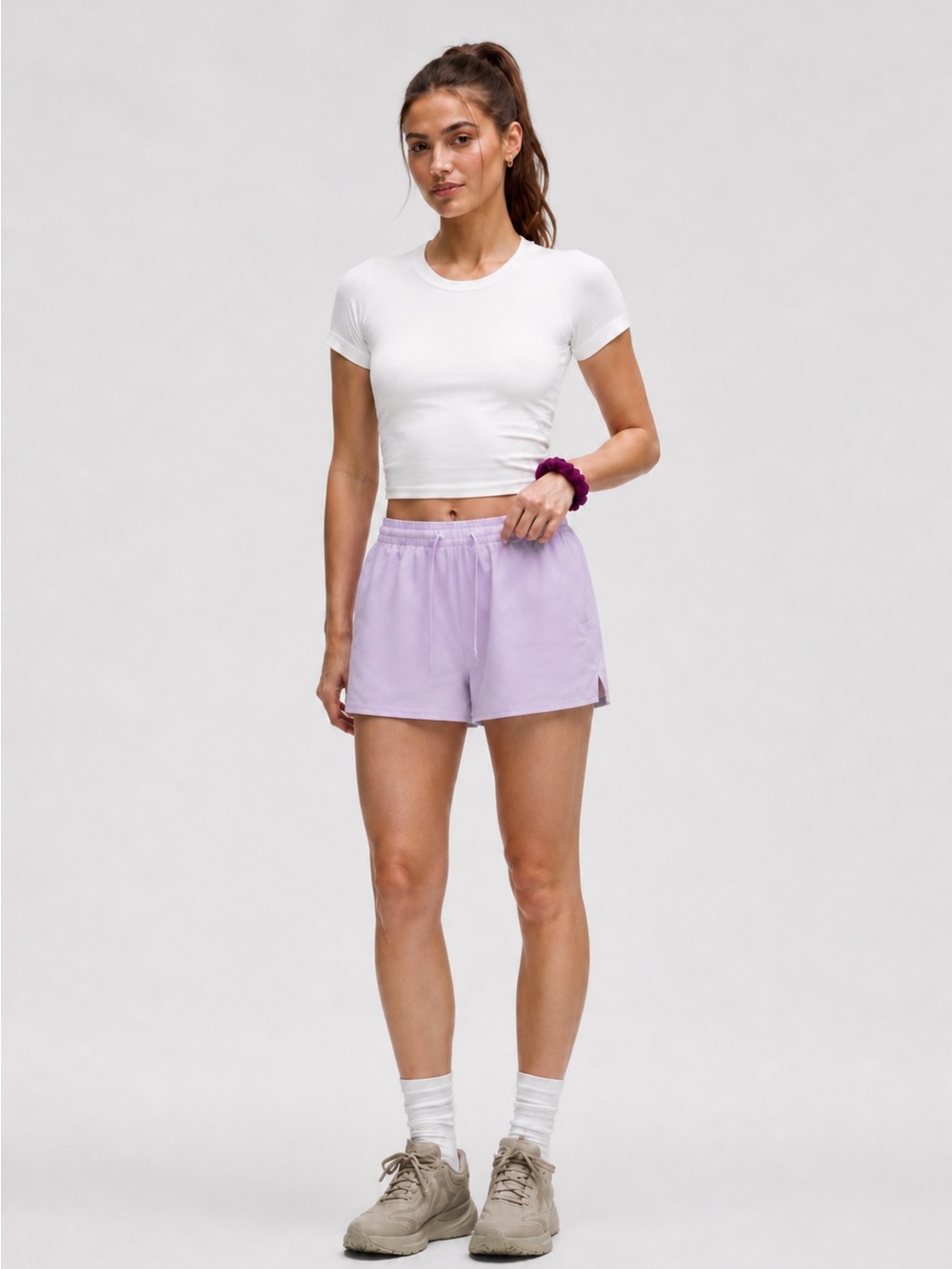 Lululemon Pace Rival High-Rise Short 3” Lavender Frost Size 4